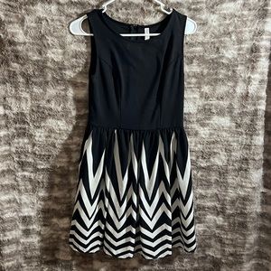 Black and white dress